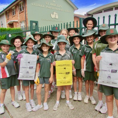 St Brigid's gloves up for Clean Up Australia Day image